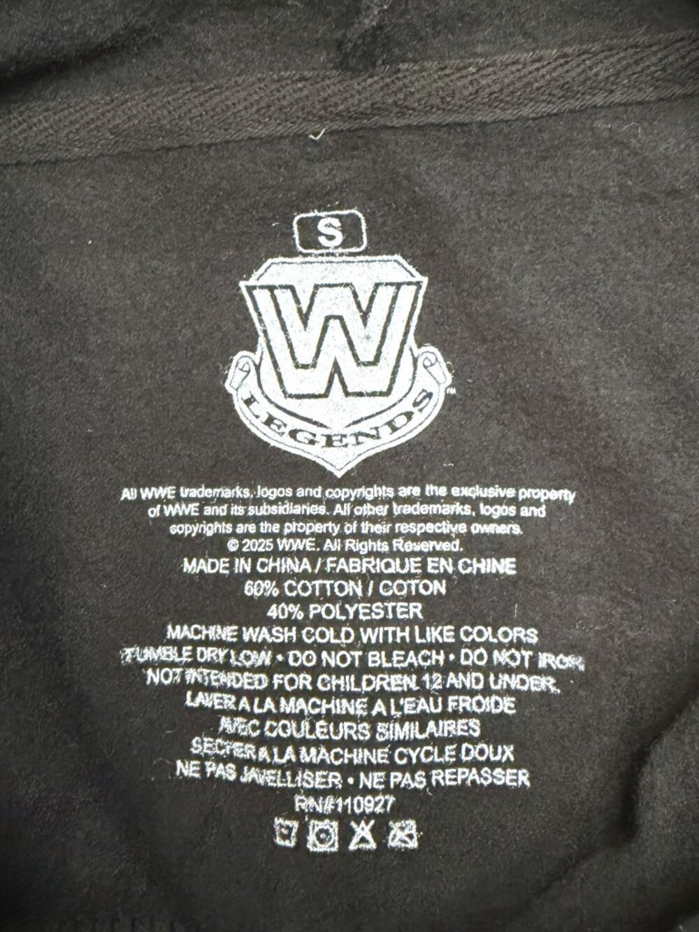 WWE DX D-Generation X Black Pullover Hoodie Men's Size Small - Picture 6 of 6